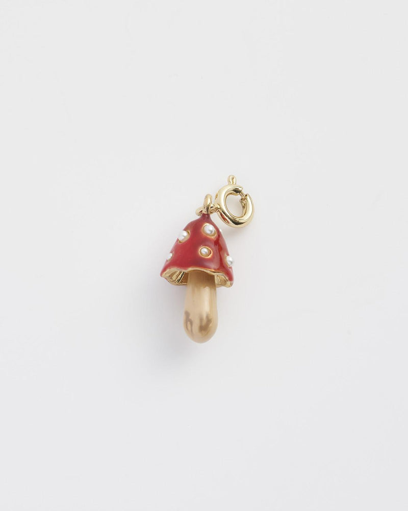 Pendentif Champignon en Émail