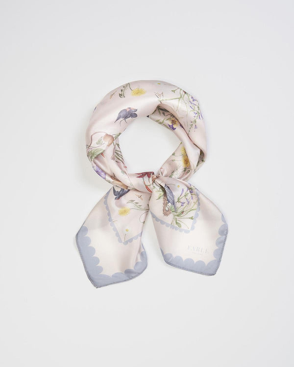 Running Bunny Toile Square Scarf