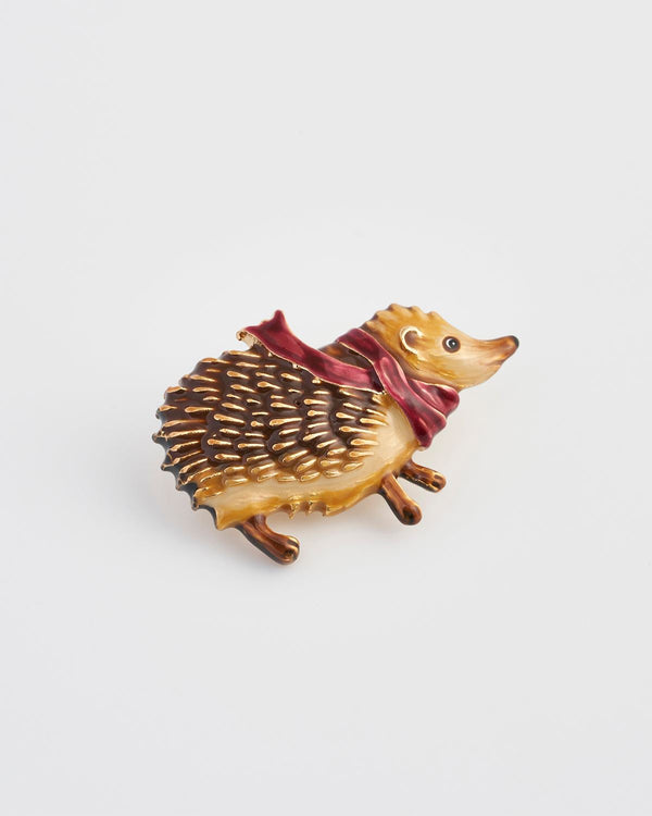 Cosy Hedgehog Charm Boooch