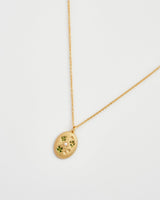 Four Leaf Clover & Pearl Necklace