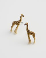 Boucles d'oreilles clous Girafe