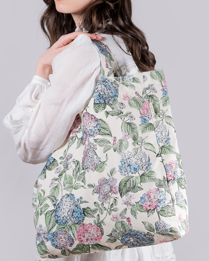 Sac de courses Hortensia