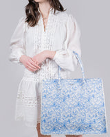 Bunny Blues Structured Tote