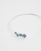 Forget Me Not Silver Bangle