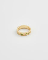 Bague Couronne de fleurs roses