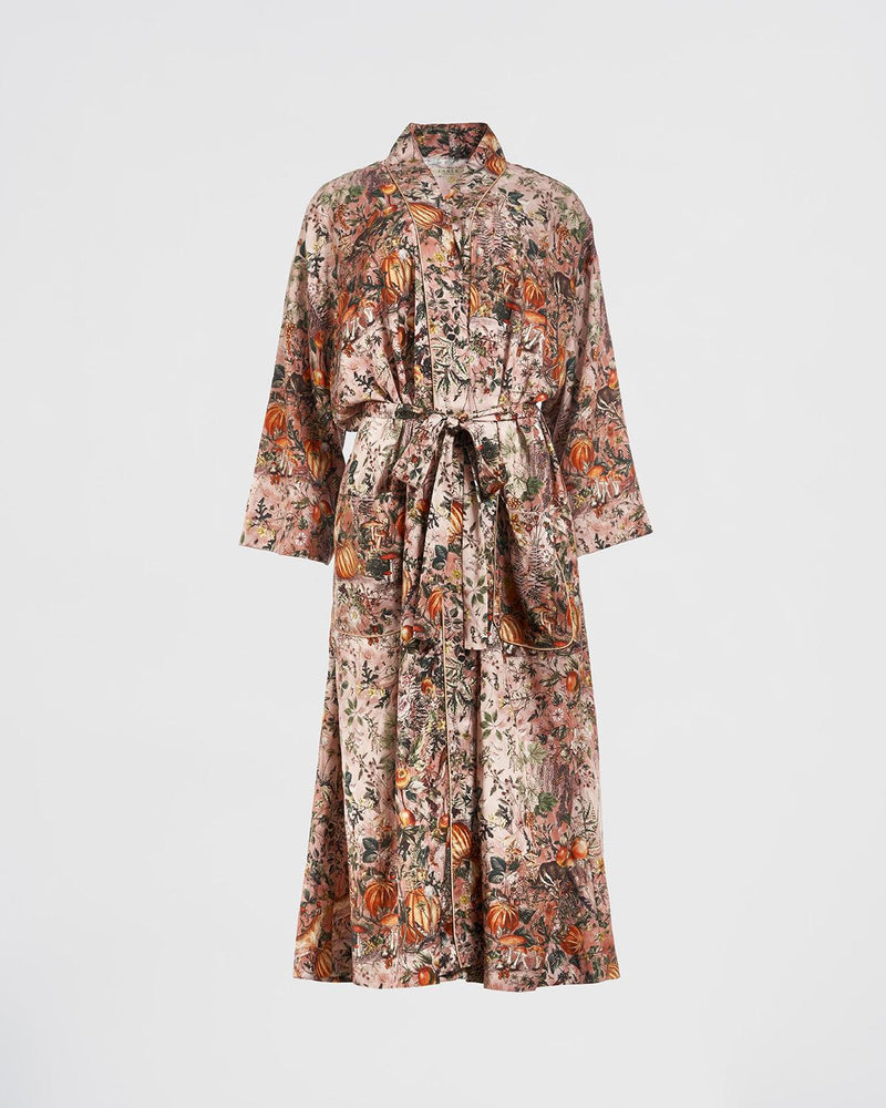 Nocturnal Garden Kimono Pink Lady