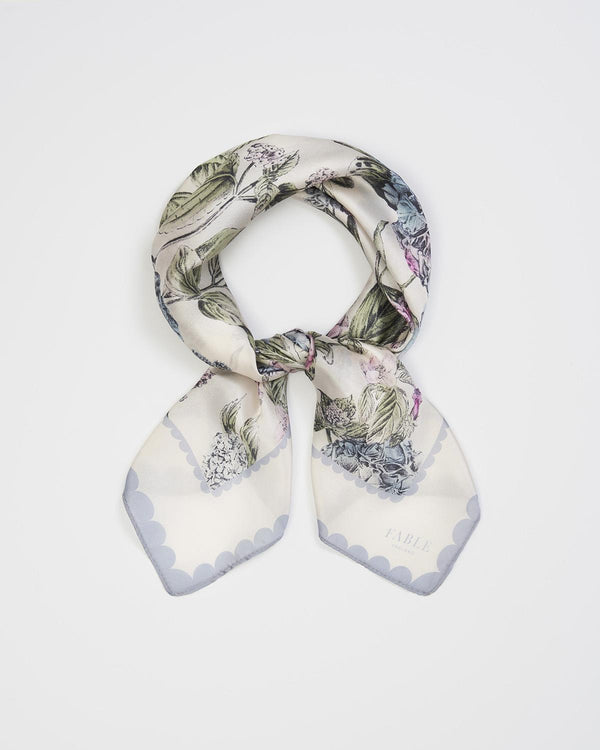 Foulard carré Hortensia