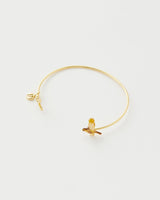 Enamel Robin & Mistletoe Bangle