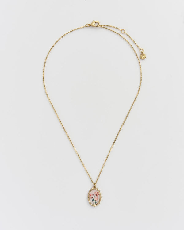 Collier Roses encadrées