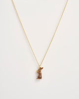 Dimertreous Rabbit Short Necklace