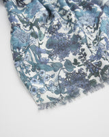 Foulard léger Deco Blooms – Bleu