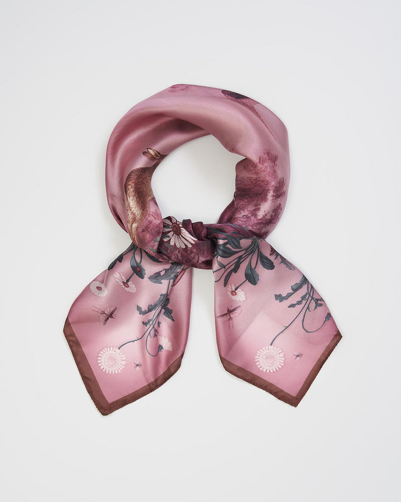 Foulard carré narratif Running Bunny