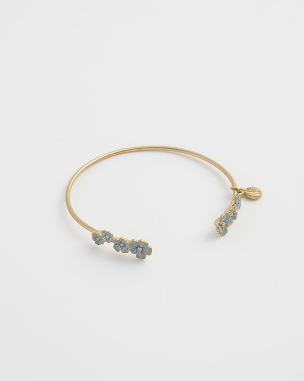 Bracelet demi-jonc Myosotis