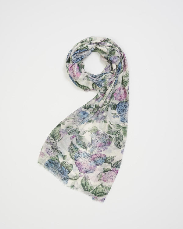 Foulard léger Hortensia