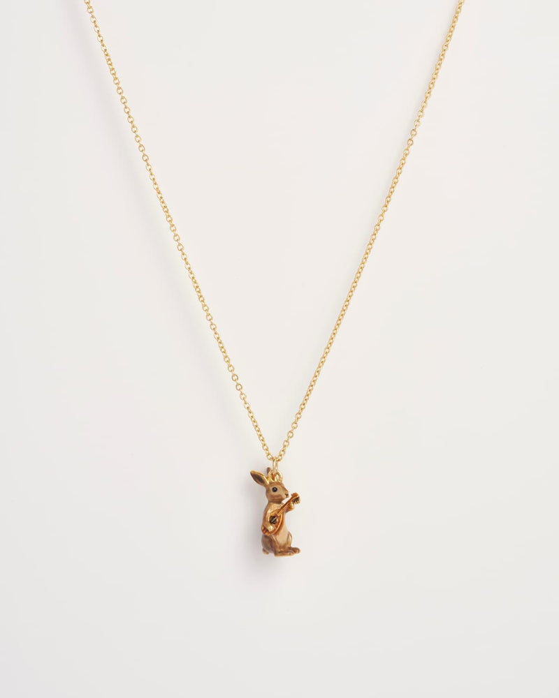 Collier court Lapin Dimertreous