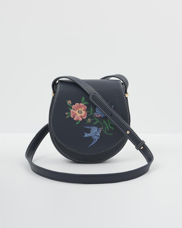 Swooping Swallows Saddle Bag