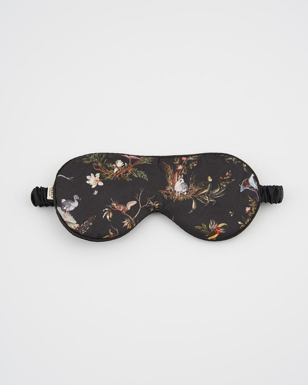 Wonderland Black Sleep Mask