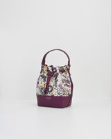 Sac seau Gravures Florales – Prune