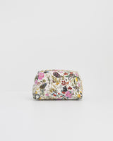 Floral Engravings Cosmetics Pouch