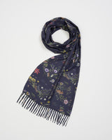 Running Bunny Toile Fringe Scarf