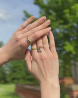 Bague Couronne de fleurs roses