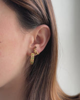 Boucles d'oreilles pendantes Oxalis roses