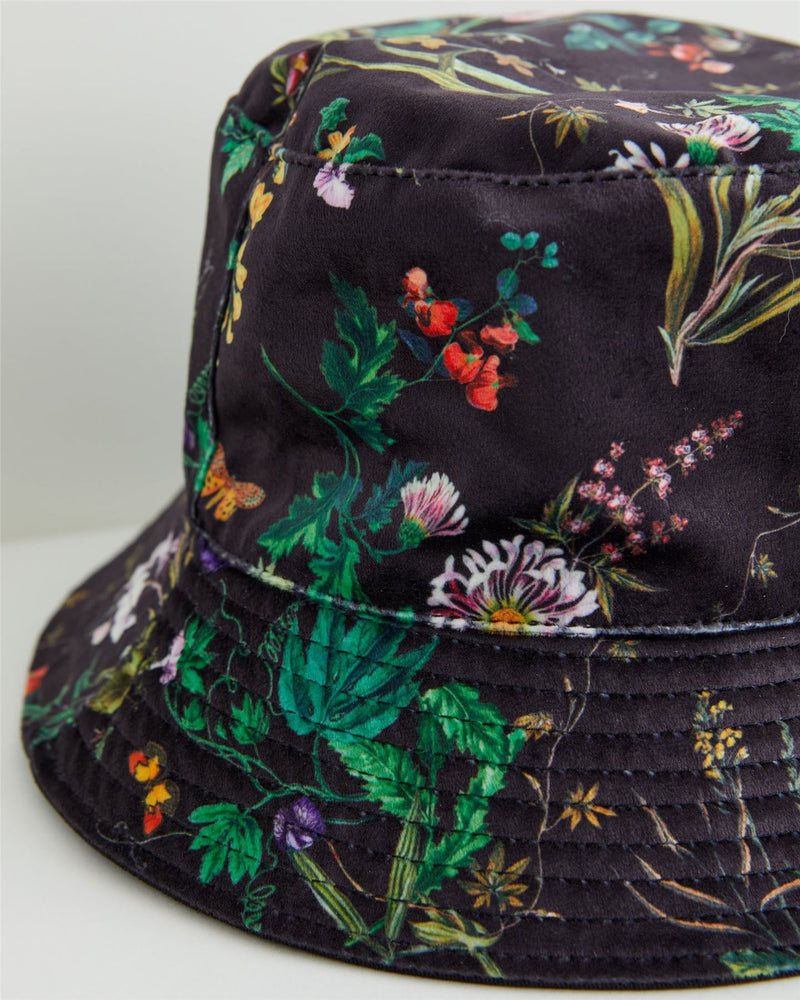 Pumpkin Black Bucket Hat